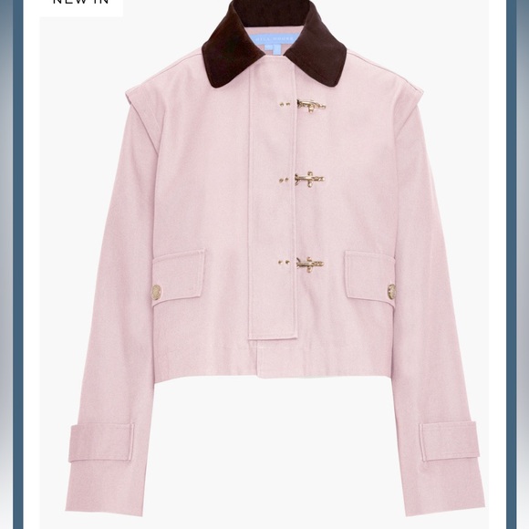 Hill House Jackets & Blazers - Hill House Home The Clarisse Jacket in Light Pink Size Medium